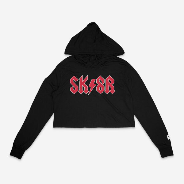 SK8R Boxy Crop Hoodie