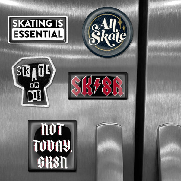 Alternative view of Skate or Die Magnet